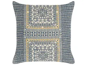 Throw Cushion SIDI Cotton 50 x 50 cm Geometric Copper