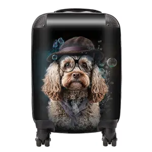 Cockapoo Dog Splashart Suitcase - Mini Cabin