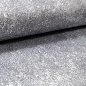 Silver Grey Metallic Wallpaper Plain Shiny Modern Glitter Textured Marble Effect