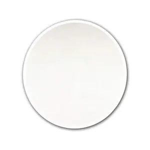 Frameless Round Wall Mounted Mirror Frameless Bathroom Living Room A Must have Mirror Home Decor (80x80 cm)