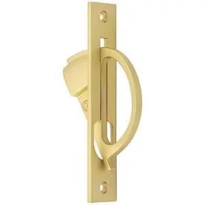 AFIT Satin Brass Sliding Door Edge Pull Handle