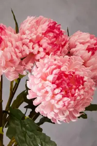 Fiori 84cm Chrysanthemum Stem Pink Flower Artificial Plant Foliage