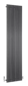 Ximax Supra SU180047A Anthracite Vertical Designer 4498BTU Radiator, (W)470mm x (H)1800mm