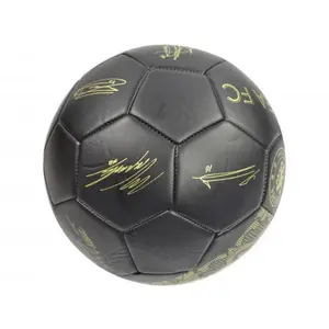 Chelsea FC Signature Phantom Faux Leather Football Black/Gold (5)