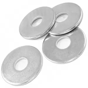 M2 Large Washer ( 50 pcs ) Flat Form G Stainless Steel A2 Penny Washers DIN 9021