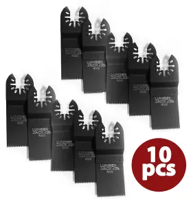 Lumberjack Multi Tool Blades 10 x Coarse Cut 34mm Universal