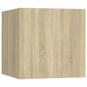 Berkfield Wall Mounted TV Cabinet Sonoma Oak 30.5x30x30 cm