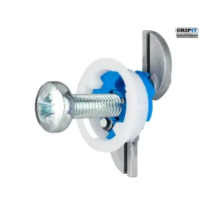 Gripit Blue Plasterboard Fixings 25mm - 25 Pack for Secure Installations