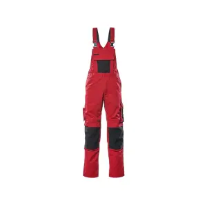 Mascot Unique Augsburg Bib & Brace - Red/Black   (32.5) (Leg Length - Short)