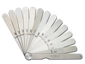 Starrett 467M Metric Feeler Gauge 13 Piece Set - 0.04-5mm