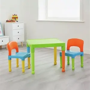 Liberty House Toys Kids Plastic Table & 2 Chairs