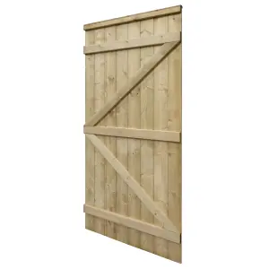 Rowlinson Tongue & Groove Square Top Wooden Gate