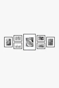 nielsen Felicity 7 Piece Gallery Set, Black Aluminium