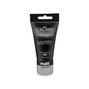 Crown Breatheasy Granite dust Matt Emulsion paint, 40ml