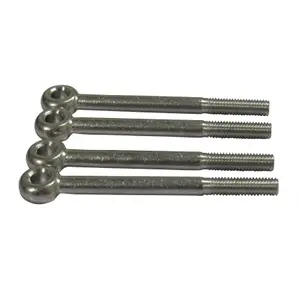 Stainless Steel Eyebolt DIN 444 16MM X 120MM - Pack of 4 (Marine Grade Metric Eye Bolt)