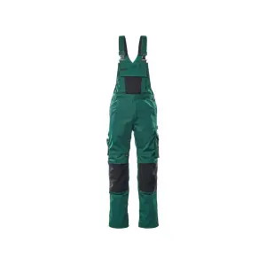 Mascot Unique Augsburg Bib & Brace - Green/Black   (28.5) (Leg Length - Regular)