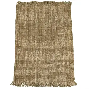 Lagos Grey Natural Reversible Medium Rug, (L)170cm x (W)120cm