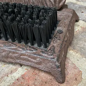 Cast Iron Duck Boot Brush Shoe Scraper