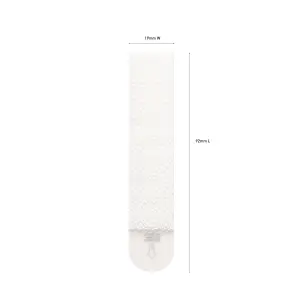 3M Command Large White Picture hanging Adhesive strip (Holds)7.2kg, Set of 12