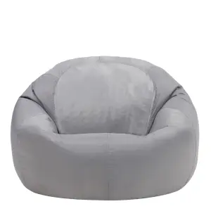 Veeva Classic Indoor Outdoor Bean Bag Grey Bean Bag Chair