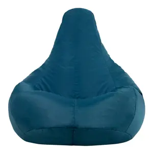 Veeva Recliner Indoor Outdoor Bean Bag Teal Green Bean Bag Chair