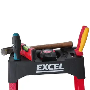 Excel Electricians Fibreglass Platform Step Ladder 6 Tread 2.04m EN131