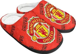 Manchester United Football Club Slippers - Manchester United Football Club Medley Monogram Wordmark