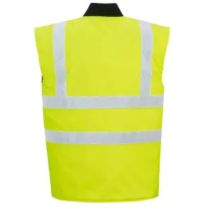 Portwest Hi-Vis Reversible Bodywarmer