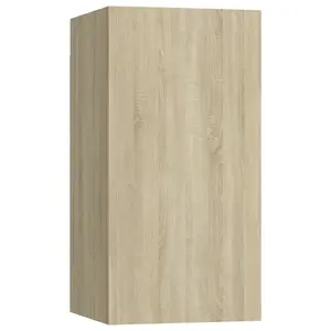 Berkfield TV Cabinets 2 pcs Sonoma Oak 30.5x30x60 cm Engineered Wood