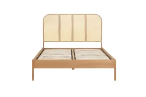 Birlea Margot Super King Rattan Bed Oak