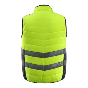 Mascot Safe Supreme Grimsby Thermal Gilet (Hi-Vis Yellow/Dark Navy Blue)  (X Large)