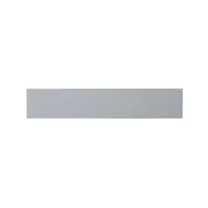 GoodHome Alisma High gloss grey slab Standard Appliance Filler panel (H)115mm (W)597mm