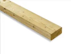 47mm x 100mm Sawn Treated Timber C16/C24 (4x2) 4.8m - Pack of 18