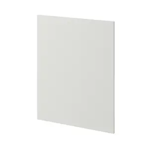 GoodHome Alpinia Matt ivory painted wood effect shaker Standard End panel (H)720mm (W)570mm