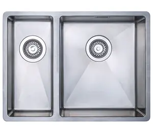 Austen & Co. Orla Stainless Steel Inset/Undermount 1.5 Bowl Kitchen Sink, Lifetime Guarantee, Easy To Clean, Fast Delivery