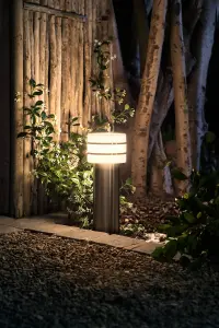 Philips Hue Tuar White LED Smart Outdoor Pedestal Light