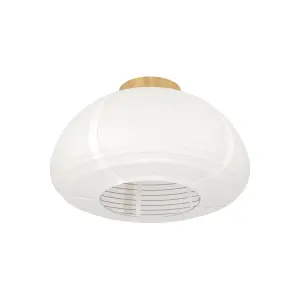 EGLO Summerhill Wood & Paper Vintage Ceiling Light