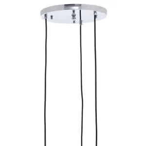 Interiors by Premier Revive Chrome Finish 3 Pendant Light