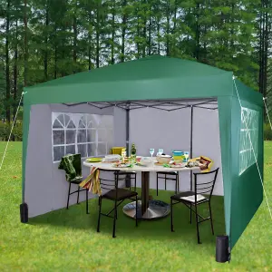 MCC Direct Gazebo 3x3 Pop up with Sides Green