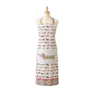 Hot Dog Animal Print 100% Cotton Apron