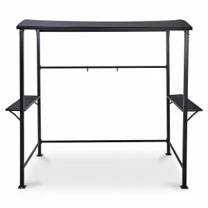 Blooma Coburg Grey Steel Barbecue shelter 2.1m(H) 2.47m(W)