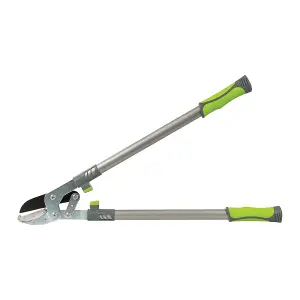 735mm Ratcheting Anvil Lopping Shears - Garden & Allotment Tree Branch Twig Bush Cutting Tool