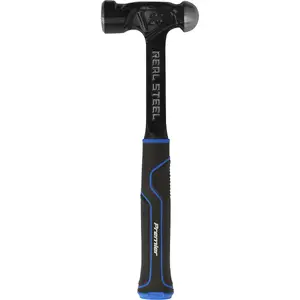 24oz Steel Ball Pein Hammer with Rubber Grip for Maximum Comfort