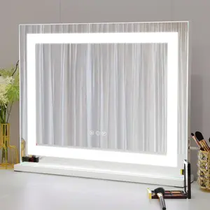 Prestano Rectangle LED Metal Mirror