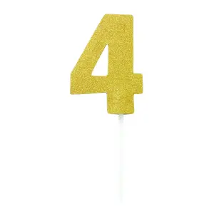 Bristol Novelty Diamond Number Cake Topper Gold (2)