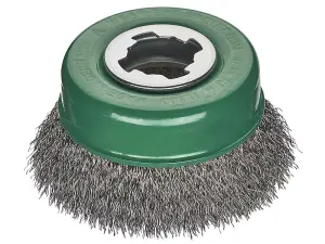 Lessmann 423.36X X-Lock Crimped Stainless Steel Brush 85mm Non Spark LES42336X