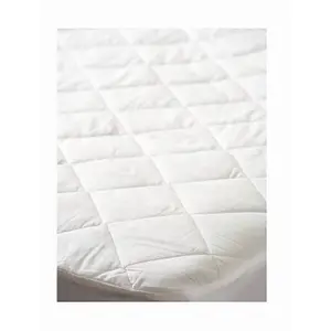 Belledorm Cotton Mattress Protector White (Superking)