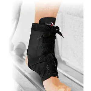 XLARGE Neoprene Ankle Brace & Stays - Lace Up Foot Support Sprain Pain Injury