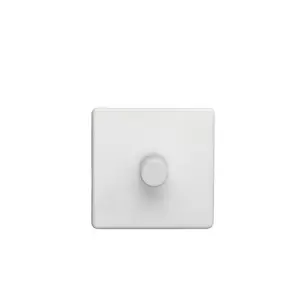 Wall Mounted Dimmer Matt White