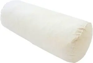 Dunelm Duck Feather Bolster Cushion Pad, Size: 46cm X 20Cm, Natural, Cream, Cotton